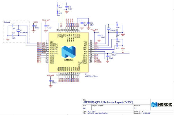 NRF52832 Reference Design